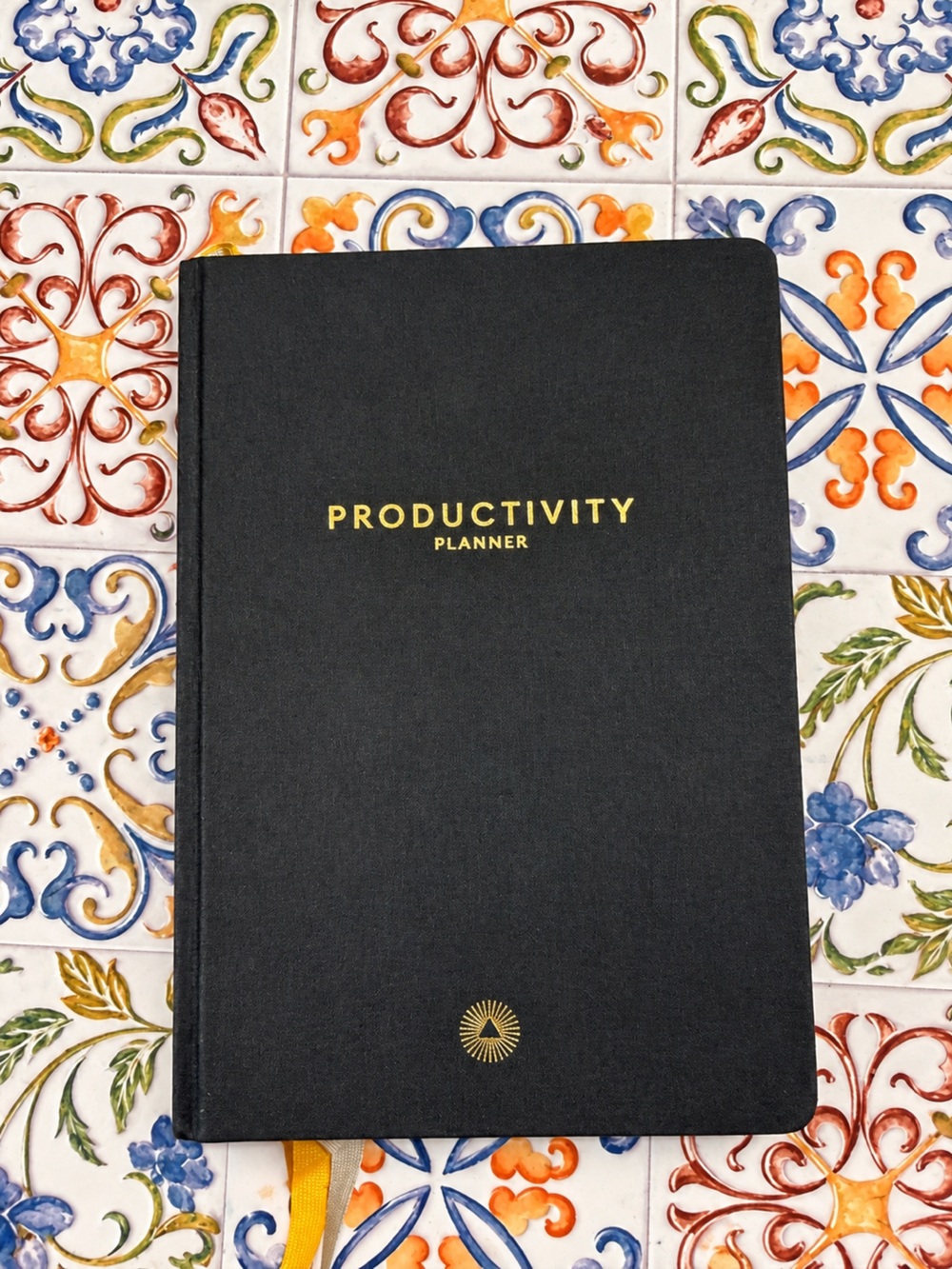 PRODUCTIVITY Planner - Black with Gold Foil